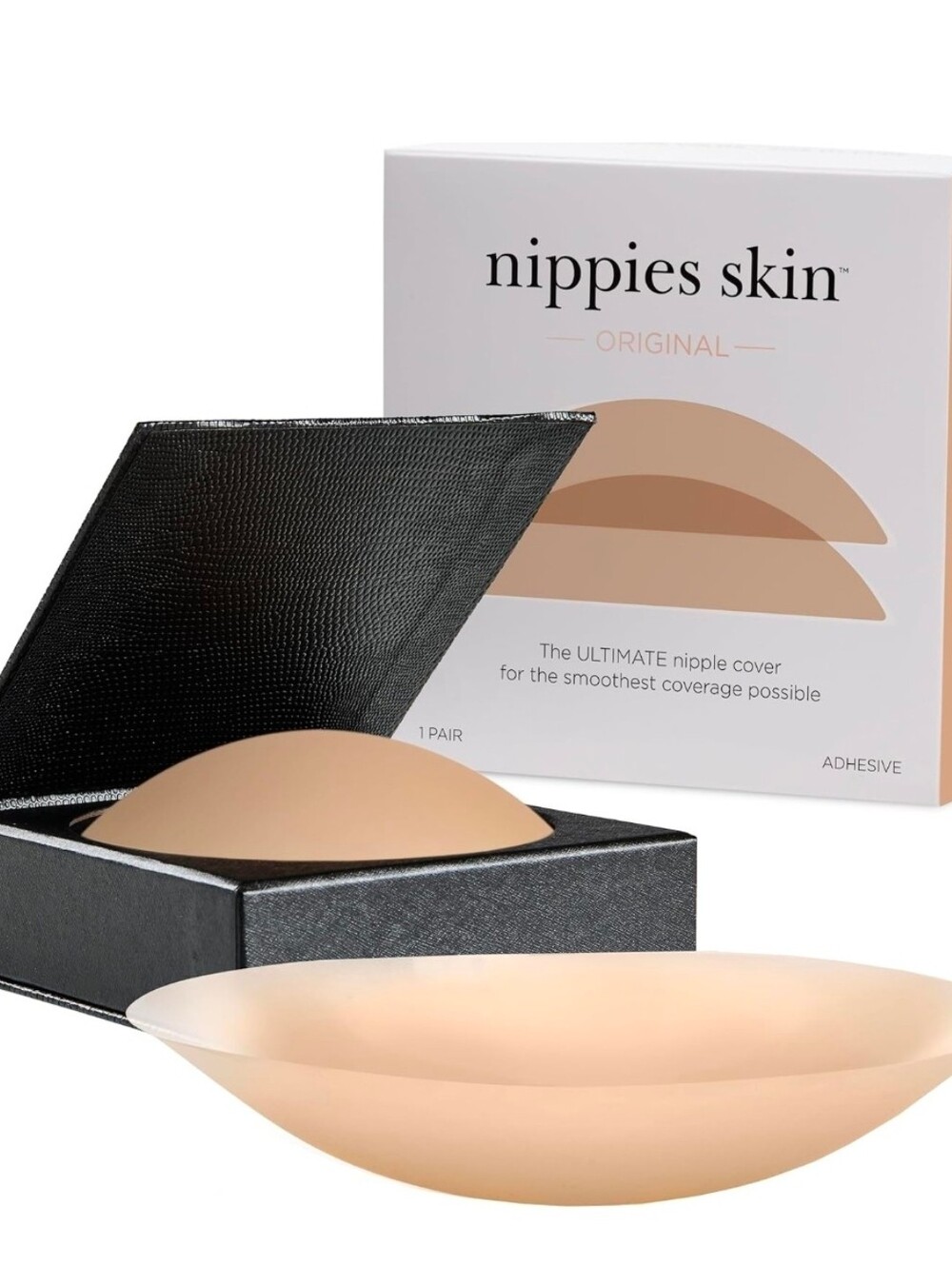 Nippies Reusable Nipple Covers- Caramel- DD+ - Size 3 New In Box